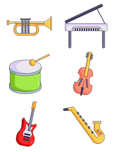 产品实物免抠元素与乐器实拍图大全 设计与营销的创意资源库