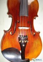 高档小提琴 天然花纹枫木整体背板的艺术与工艺